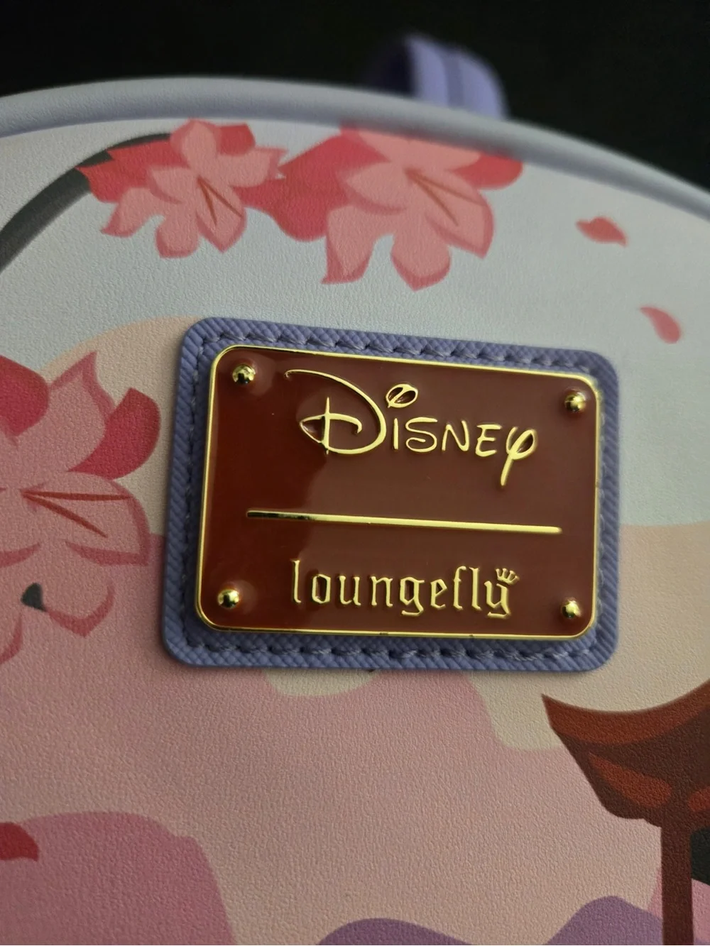 Disney Lavender and Pink Mulan Mini Backpack
